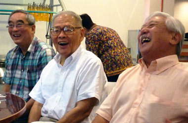 David & Winston sharing a laugh with Earnest Lau