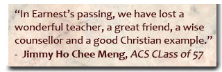 Ho Chee Meng's Quote