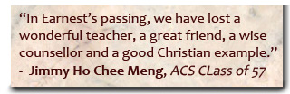 Ho Chee Meng's Quote